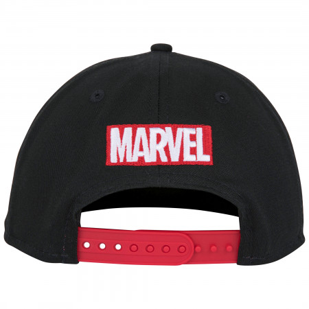 Spider-Man Miles Morales Logo New Era Adjustable Golfer Rope Hat